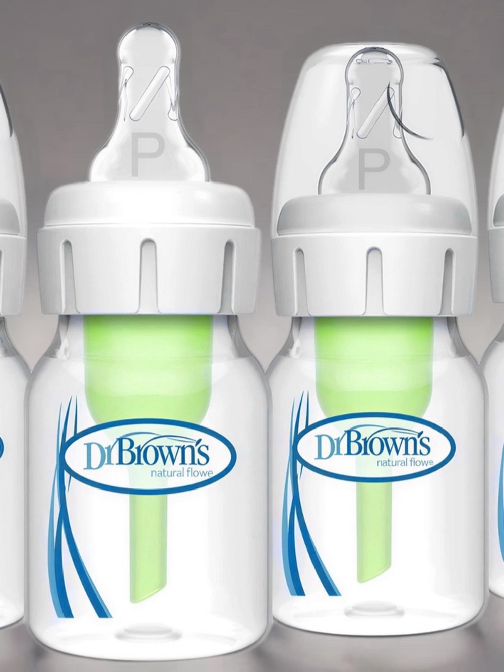 Dr. Brown's Natural Flow Baby Bottle with Green Vent - Pack